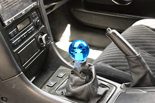 Ezautowrap Blue 5 Star Universal Dragon Shifter Knob Ball 54Mm Z With Adapters Will Fit Most Cars #TOP5