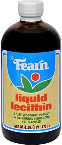 Fearn Liquid Lecithin - 6 fl oz Case of 12 Pure Vegetable Product Gluten Free