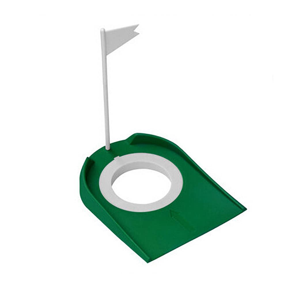 Lot de 2 drapeaux d'entraînement pour la tasse de golf - Intérieur ou extérieur