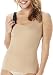 ASSETS Red Hot Label by SPANX Flipside Firmers Firm Control Tank, S, Very Bare / Black