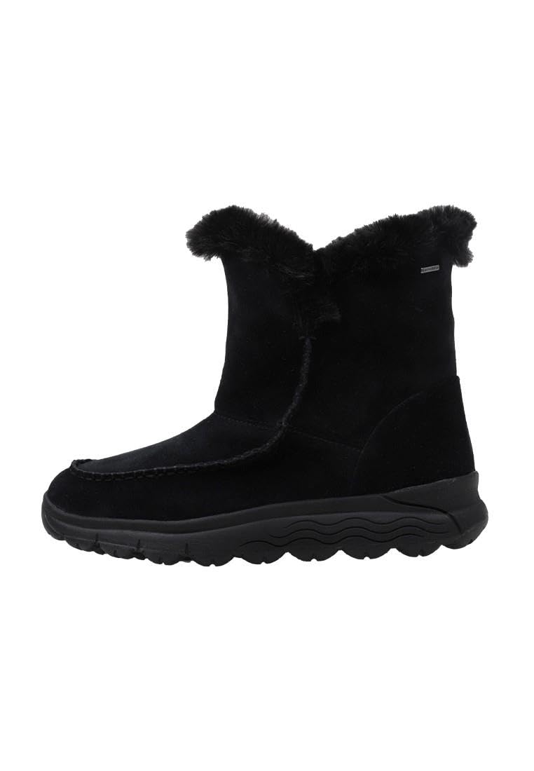Geox Damen Schwarz Woman D Spherica 4X4 B Abx Ankle Boots Black 40_Eu