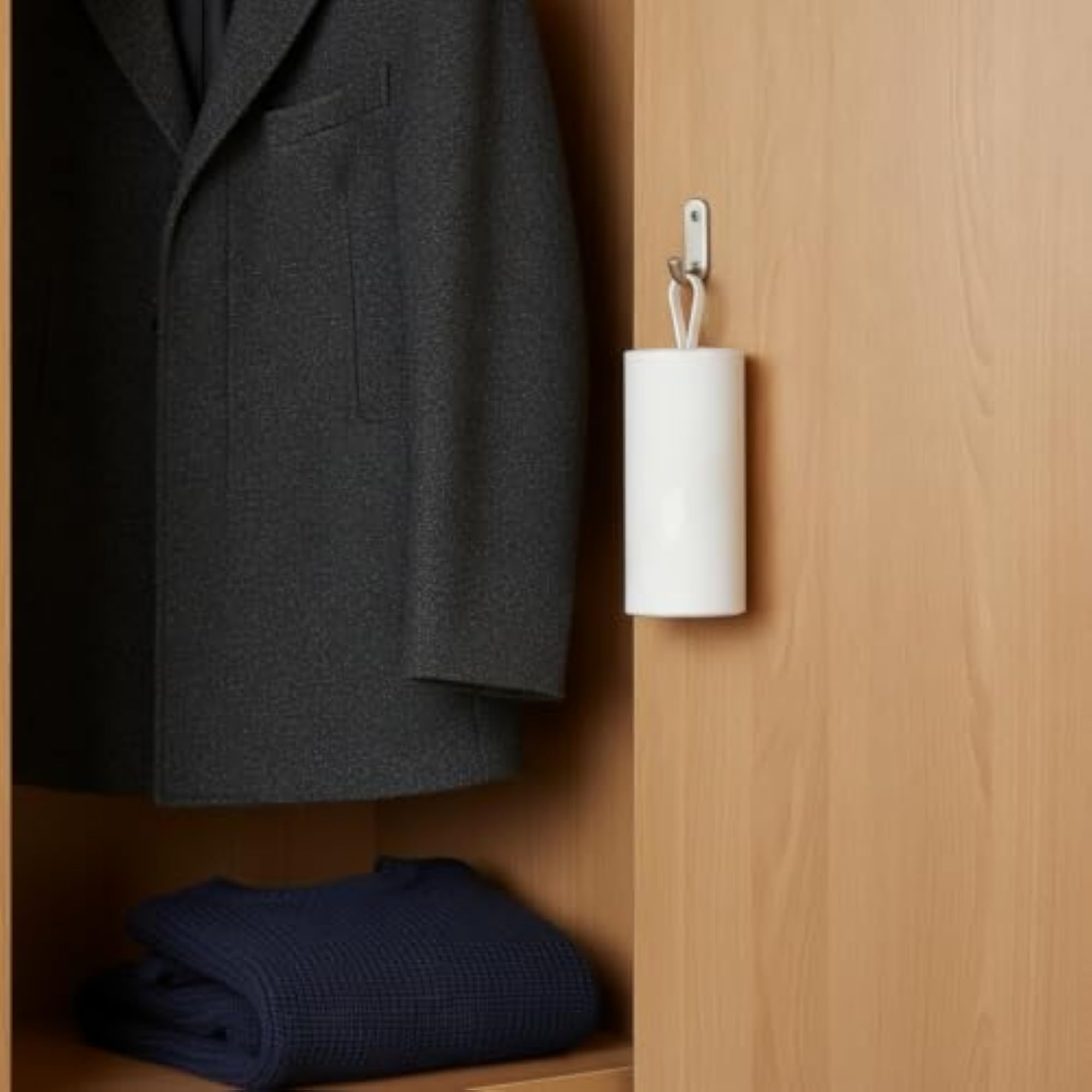 Portable Lint Roller Refill with Handle, Pet Hair Remover