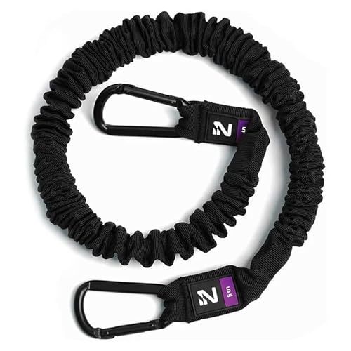 Image of Iron Neck Resistance Band, Durable Exercise Band with Steel Carabiners for Neck Training, Strength Workouts, Stretching, and Rehab