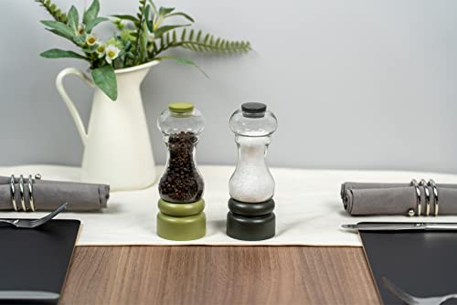 Grunwerg SP-110BK Salt or Pepper Mill, Plastic, Matt Black - Image 4