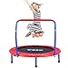 HEKA Trampolino per Bambini Tappetto Elastico, Mini Trampolino 92 cm, Trampolino per Esterni per Interni con Manico e Copertura Protettiva, Trampolino Pieghevole Sicuro e Resistente,Supporta 75kg