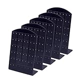 Elegantes L-förmiges Design: Die schöne und elegante L-Form und die verdickte Basis sorgen für einen stabilen Stand des Ohrrings. kann ein guter Organisator und eine Dekoration auf Ihrer Kommode oder Tabelle sein.