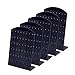 PandaHall Elite 5 Stück 48 Löcher Schwarz Ohrring Halter Veranstalter Ohrring Ständer Display L-Form Ohrringe Ohrstecker Schmuck Zeigen Kunststoff Display Schaufenster