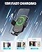 JUSAKA Wireless Car Charger,15W Fast Charging Auto Clamping Phone Holders for Your Car Compatible with iPhone 16/15/14/13, for Samsung Galaxy S24 Ultra S23 S22 S21, S20, S10+