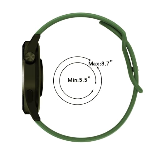 Image of YODI New Edition Soft Silicone Classic Strap Band For Redmi Watch 5 Lite Only [ Not for Any Other Models] (DUAL CLOSER TEAL)