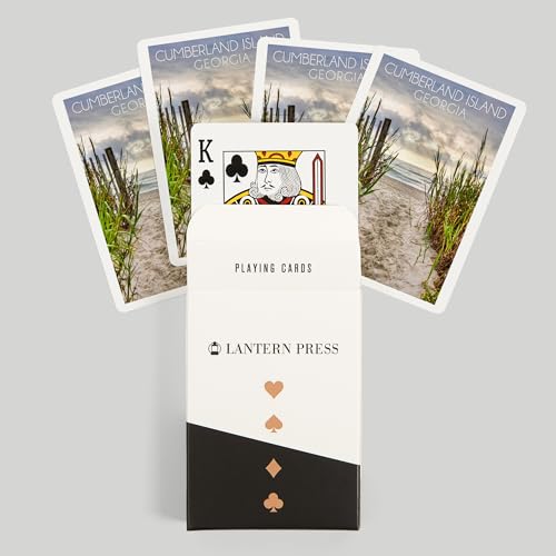 Lantern Press Cumberland Island, cartas póker tamaño estándar miniatura 6