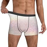 peiyeety Calzoncillos bóxer Transpirables con diseño de Perla Brillante para Hombre, Paquete de 1, con Cintura elástica.