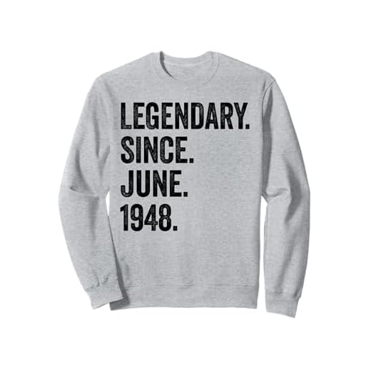 Legendary Since June 1948 75 cumpleaños Sudadera