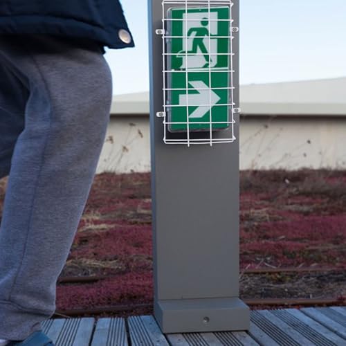 Protector de luz de emergencia contra vandalismo y golpes 7