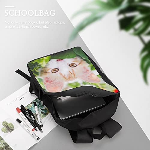 Sac à dos chat 3D imperméable et résistant pour les voyages