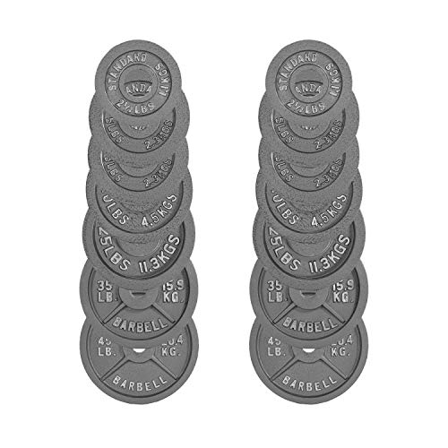 CAP Barbell 300 Pound Olympic Set, Grey