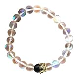Pulsera de abalorios con adorno de corona, simple pero elegante. Ideal como pareja de joyería a juego. Adecuado para la mayoría de las ocasiones diarias.
