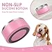 IKITCHEN Dog Bowl for Food and Water, 64 Oz Stainless Steel Pet Feeding Bowl, Durable Non-Skid Double Wall Insulated Heavy Duty with Rubber Bottom for Medium Large Dogs (64 Ounces/8 Cup, Pink)