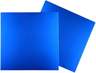 Placa De Aleación De Aluminio Azul, Chapa De Aluminio Anodizado 5052, Espesor 0,5/0,8/1/1,5/2 Mm, 100 × 100, 200 × 200, 200 × 300, 300 × 300 Mm(200x200x1.5mm 2Pcs)