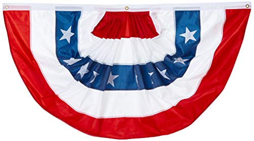 Super Tough USA24NPF Pleated Fan, Red/White/Blue