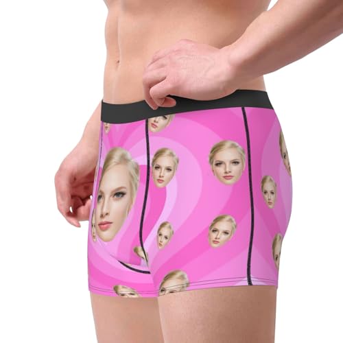 Custom Underwear with Multi Face Photo,Personalized Funny Boxers Briefs for Men, An interesting gift3