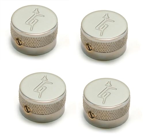Boutons Gretsch G Logo Chrome pour la plupart des guitares du catalogue