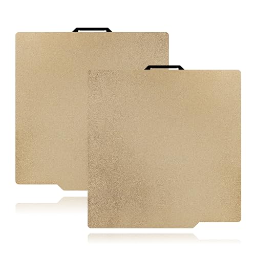 Image of Build Plate 257x257mm - GOMENL Build Plate for Bambu Lab P1P /P1S /X1 /X1C /X1E /A1 3D Printer, 3D Printer Spring Steel Removable Platform (Double Side Textured PEI)