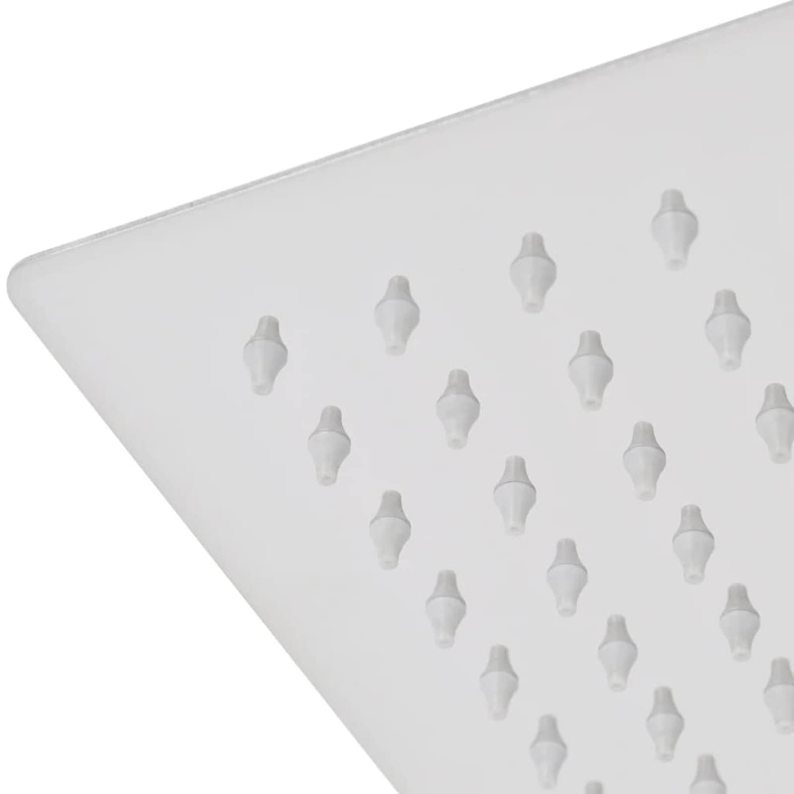 Cabezal de Ducha Efecto Lluvia 2 uds, Rociador Ducha, Ducha Lluvia, Alcachofa Ducha, Duchas De Baño Alcachofa Lluvia, Recambios Columna Ducha, Acero Inoxidable 30x30 cm