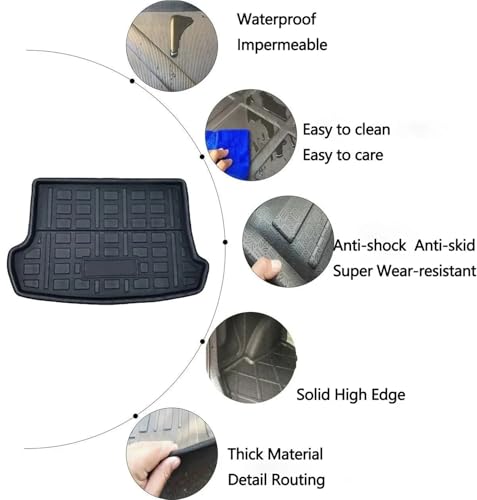 Tapis de coffre pour VW Tiguan MK1 idéal pour vos sorties outdoor en famille