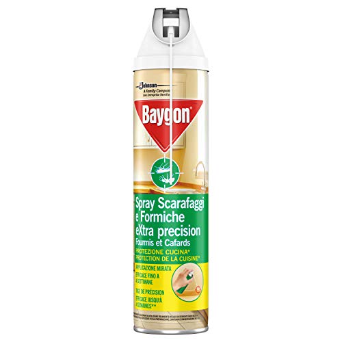 Baygon Spray Extra Precision Protección Cocina - 2 Paquetes de 400 ml