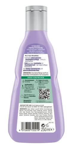 Guhl Hyaluron+ Pflege Feuchtigkeits-Shampoo - Inhalt: 250 ml - Ohne Silikone - Mit natürlichem Hyaluron - Intensive Feuchtigkeit & Pflege
