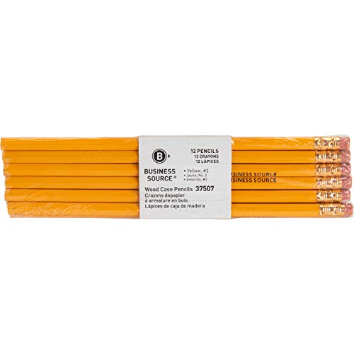 Lápices de grafito Business Source No. 2 pack 12 miniatura 3