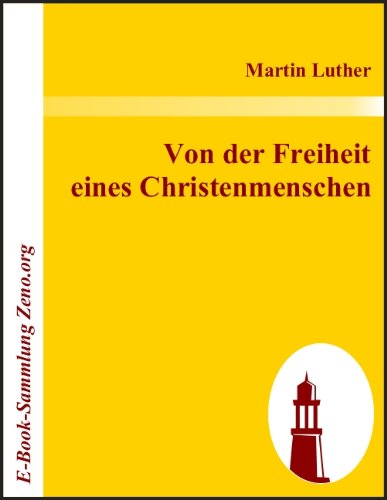 Cover of Von der Freiheit eines Christenmenschen (German Edition)