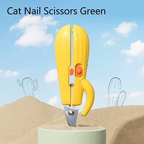 Tesoura para Unhas de Gato, Tesoura para Unhas de Gato Em Forma de Cacto Cortador de Garras para Ani