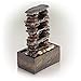 Alpine Corporation TT8002 Indoor/Outdoor Tabletop Stacked Rocks Eternity Fountain, Modern Rocks Tabletop Fountain 12