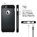 Spigen Tough Armor iPhone SE / 5S / 5 Case with Extreme Heavy Duty Protection and Air Cushion Technology for iPhone SE / iPhone 5S / iPhone 5 - Metal Slate