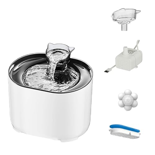 Bebedero inteligente para gatos 2.2L con filtro y bomba silenciosa