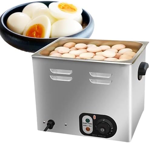 Commercial Fully Automatic Electric Egg Cooker, 2600W Half-Boiled Soft-Boiled Egg Machine