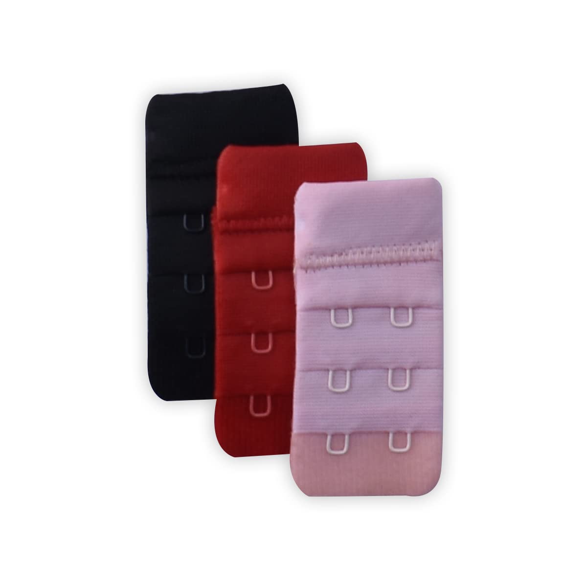 FICERIE Bra Hook Extender | Soft & Comfortable Bra Strap Extender | Hook & Eye Combo for Women | Pack of 3 Pieces | Color: Multicolor | Free Size-picture-14