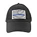 Treasure Gurus Thin Blue Line Baseball Cap Police Officer Lives Matter US American Flag Hat