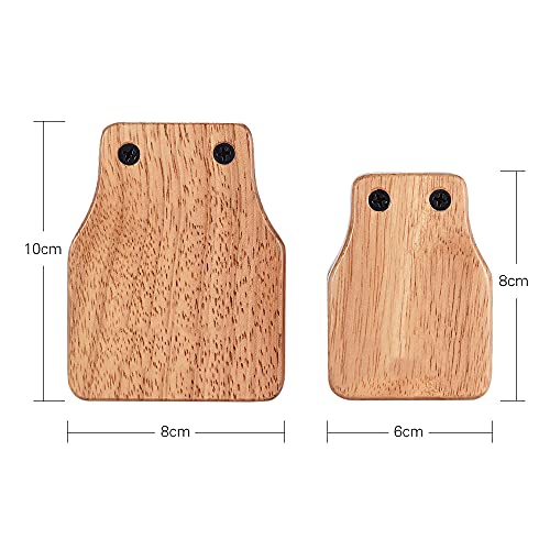 summina 2 Stück Trommel für Cajon Zubehör Companion Kastagnetten groß und mittel für Handwerkzeuge - Image 3