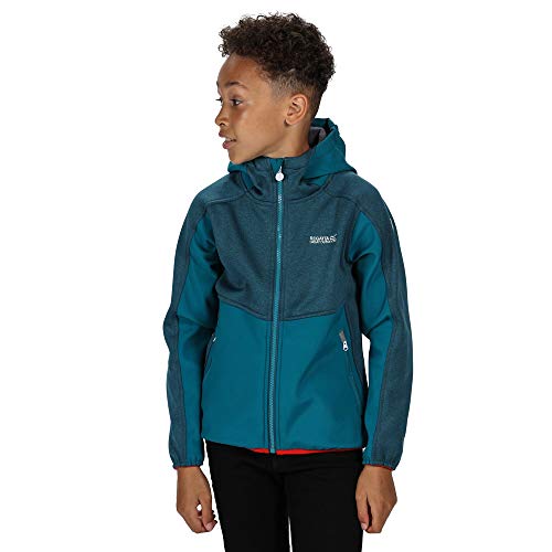 Veste softshell enfant Regatta Bracknell II à capuche et zip intégral XL