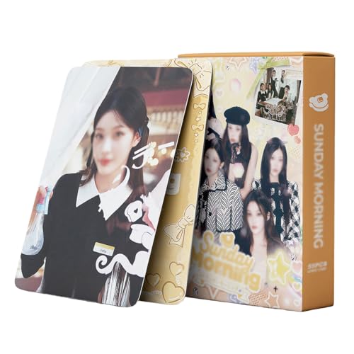 RGKY Tarjetas Postales Illit Album, Juego De Cartas Coleccionables, 55 Cartas Lomo En Papel Brillante, FotográFicas, Para Coleccionismo Y DecoracióN, Regalos Para Fans