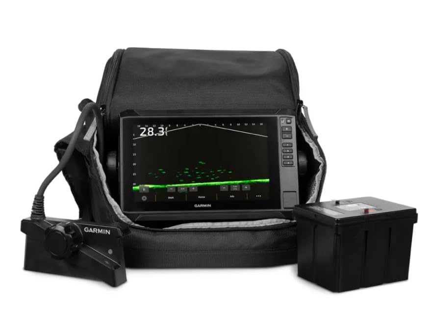 Garmin LiveScope™ Plus Ice Fishing Bundle LI with Garmin Navionics+ Maps for U.S. Inland