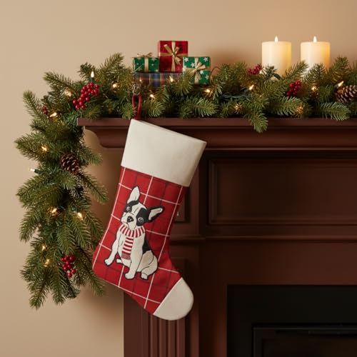 Chaussette de Noël rigide en polyrésine pour éviter les déformations - 7