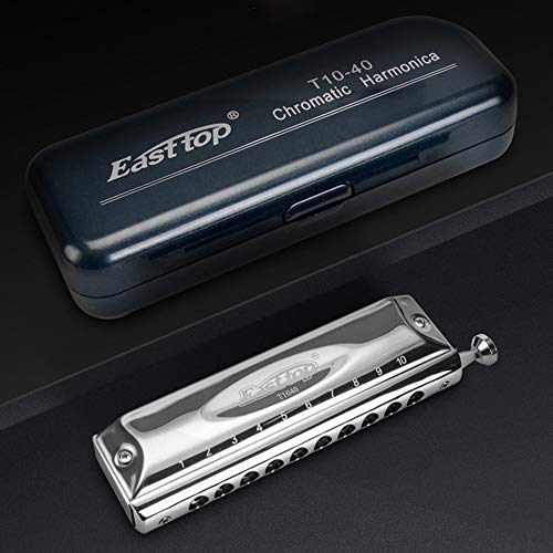 Harmonica 10 trous chromatique harpe bouche orgue Instrumentos clé C Abs peigne Instruments de musique - Les Beatles, Paul McCartney, John Lennon, RIngo Starr, George Harrison Harmonica 10 trous chromatique harpe bouche orgue Instrumentos clé C Abs peigne Instruments de musique – Image 3