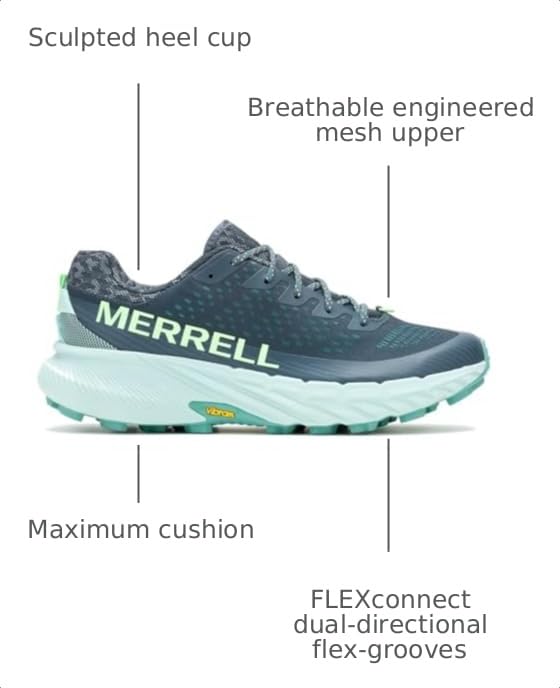 Image of Merrell Men's Agility Peak 5 Trail Running Shoes