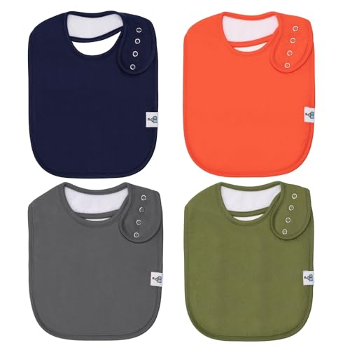 Image of Toppy Organic Cotton Drool Bibs | Soft and Absorbent | Baby Infant Boys and Girls | Teething, Drooling