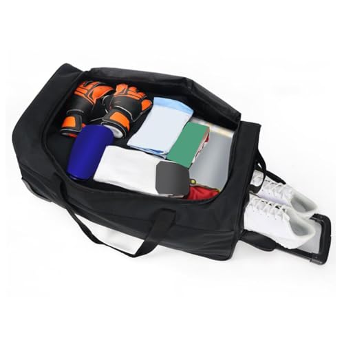 Rolling Duffle Bag Travel Gym Sports Luggage with Wheels for Camping Fitness Weekend Trip 27.56 Inch2