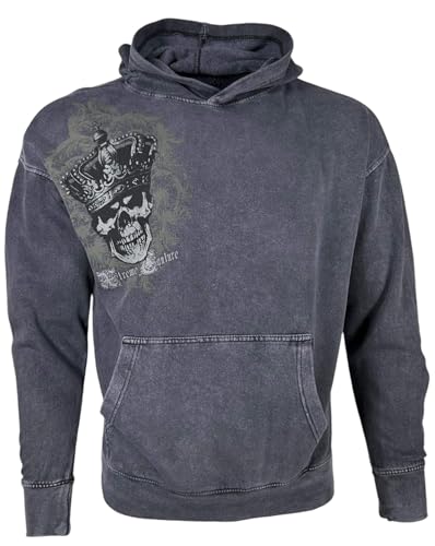 Xtreme Couture By Affliction Unisex Oversized Boxy Pullover Hoodie Ordained2