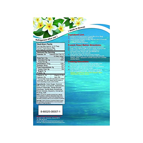Hawaii'S Best Hawaiian Creamy Coconut French Toast Mix thumb #1
